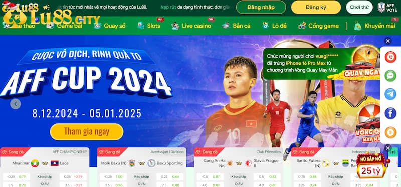 Bước 1: Tìm, truy cập link đúng link của Lu88